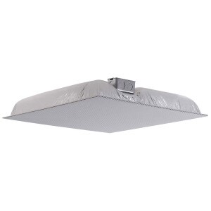 Quam UL22/70/JB UL Listed Fire Signaling 2 ft. x 2 ft. Ceiling Tile Speaker w/ Junction Box 4W/70V